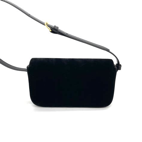 celine triomphe velvet|Women's Triomphe Shoulder Bag In Velvet And Calfskin.